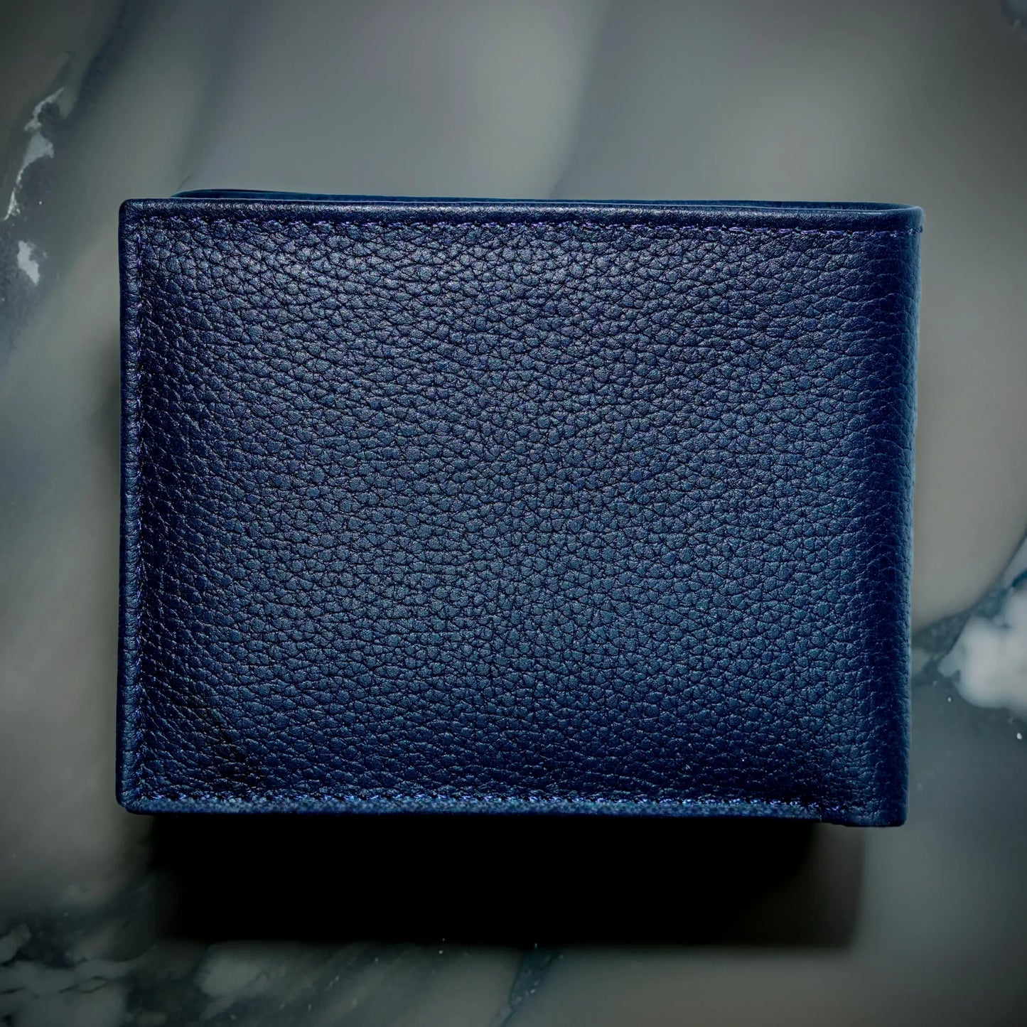 Premium Blue Leather Wallet for Men – Slim, Stylish & Durable