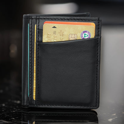 Slim Leather Wallet – Stylish Multi-Slot Card & Maximum Functionality Without Bulk